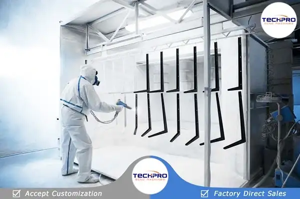 How to TechPro CNC Machine bed Paint spray