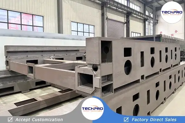 TechPro cnc machine bed type