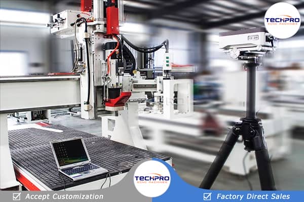 techpro cnc machine X Y Z Axis accuracy test