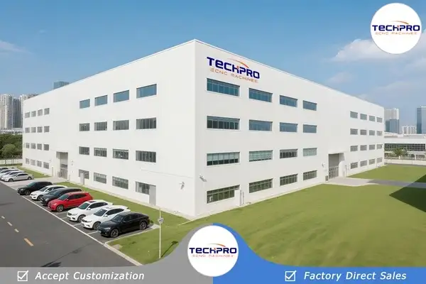 factory of techpro cnc machinery