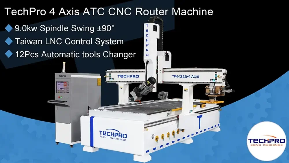 4 axis cnc router machine solution