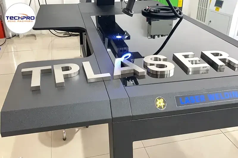 Advertising letter welding solutions