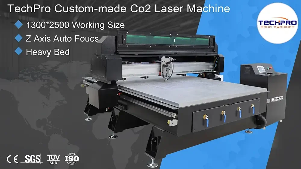 Co2 laser machine for nonmetal solutions