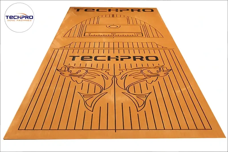 Yacht EVA mat cutting solutions