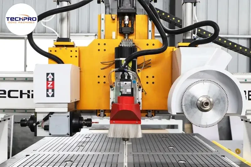 atc spindle + saw blade+horizontal head