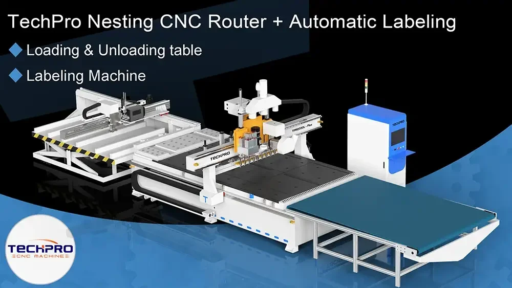 automatic labeling nesting cnc machine solution