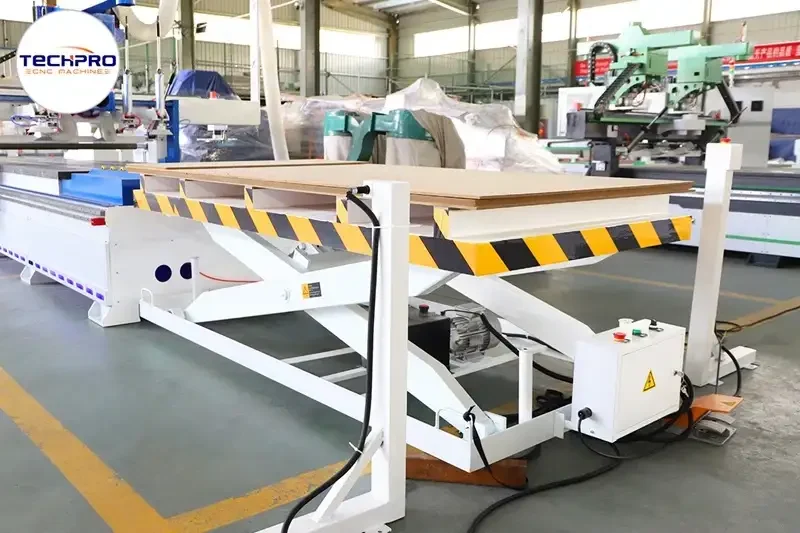 automatic loading table for nesting machine