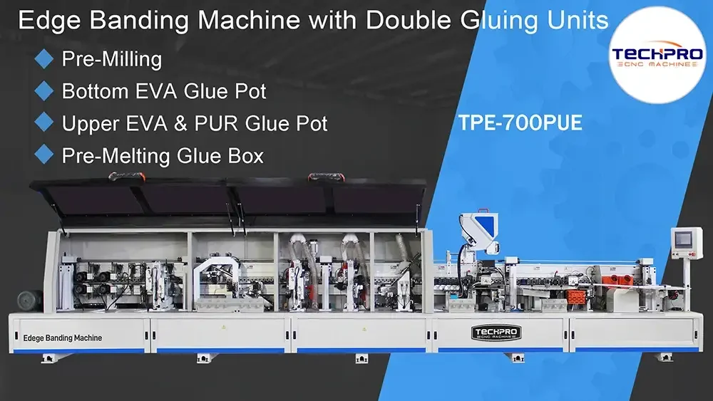 edge Banner Machine with PUR Glue Pot Solutions
