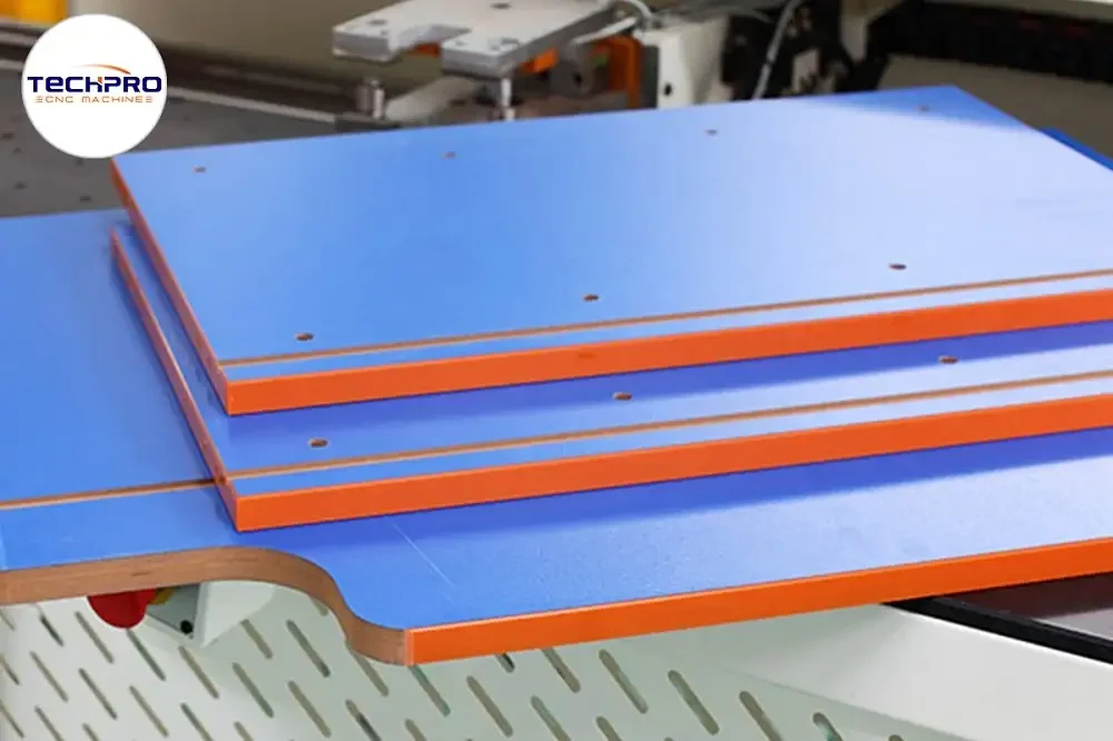 wood panel slotting and drilling samples